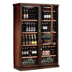 Vitrina frigorifica vinuri Ipindustrie Wood CEXK 4511, temperatura +4/+18°C, lemn