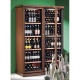 Vitrina frigorifica vinuri Ipindustrie CEXPK2501 capacitate sticle 276, temperatura +4°C° / +18°C, lemn masiv