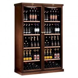 Vitrina frigorifica vinuri Ipindustrie Wood CEXK 4511, temperatura +4/+18°C, lemn