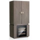 Dulap cabinet vinuri Nevada YWCV093C, capacitate 75 litri, 2 zone temperatura +4/+20 °C, lemn