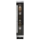 Vitrina vinuri Nevada NW9S-BFG, capacitate 22 litri, temperatura +2/+20 °C, negru/argintiu