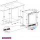 Vitrina vinuri incorporabila Nevada NW50S-BFG, capacitate 139 litri, temperatura +2-20 °C, negru