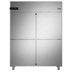 Frigider profesional ILsa Neos AN14X2570 capacitate 1400 l, 4 usi, temperatura -2° +8°C, inox