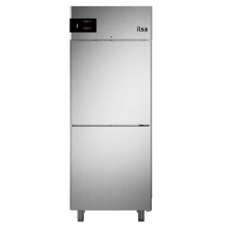 Frigider profesional ILsa Neos AN35X1500 capacitate 700 l, 2 usi, racire ventilata si statica, 2 zone temperatura -2° +8°C, inox