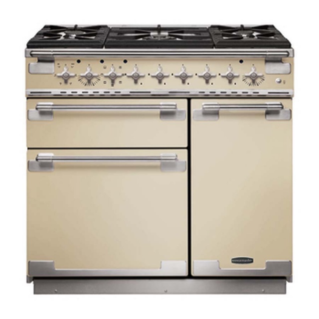 Aragaz pe gaz Rangemaster Elise 90 cu 5 arzatoare si un arzator wok