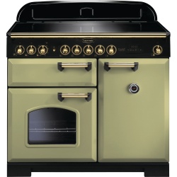 Aragaz electric Rangemaster Classic Deluxe 100 cu 5 arzatoare cu inductie