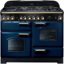 Aragaz pe gaz Rangemaster Classic Deluxe 110 , 5 arzatoare si 2 arzatoare electrice