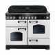 Aragaz pe gaz Rangemaster Classic Deluxe 110 , 5 arzatoare si 2 arzatoare electrice