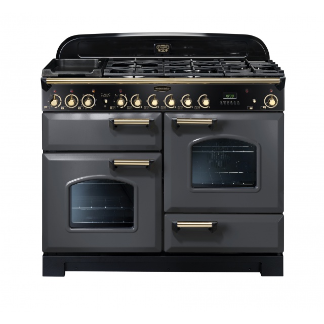 Aragaz pe gaz Rangemaster Classic Deluxe 110 , 5 arzatoare si 2 arzatoare electrice
