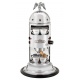Automat de cafea Elektra Mini Verticale A1C semiautomatic 13kg Crom + bază din lemn neagra