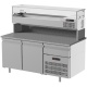 Masa rece pentru brutarie si patiserie, ILsa Neos PA TNPP2V1520, cu rebord, capacitate 293 l, temperatura -2° +8° C, inox