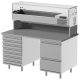 Masa rece pentru brutarie si patiserie, ILsa Neos PA TNPP2V1520, cu rebord, capacitate 293 l, temperatura -2° +8° C, inox Masa rece pentru brutarie si patiserie, ILsa Neos PA TNPP2V1520, cu rebord, capacitate 293 l, temperatura -2° +8° C, inox