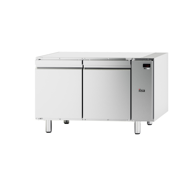Masa rece pentru brutarie si patiserie, ILsa Neos PA TNPP2V1520, cu rebord, capacitate 293 l, temperatura -2° +8° C, inox