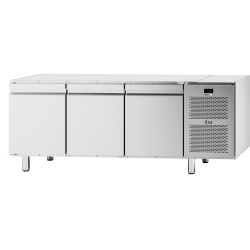 Masa rece pentru pizza, ILsa Neos TNMP3V2560, 3 usi, -2/+8°C, inox