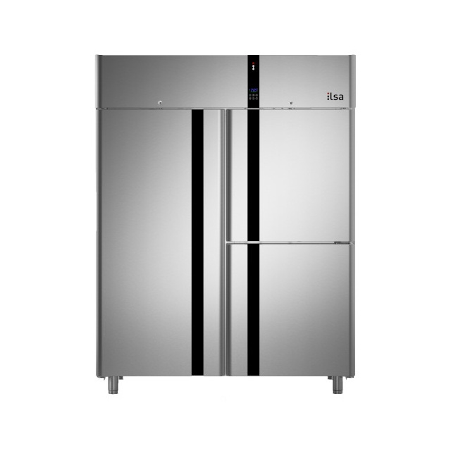 Masa rece pentru brutarie si patiserie, ILsa Neos PA TNPP2V1520, cu rebord, capacitate 293 l, temperatura -2° +8° C, inox