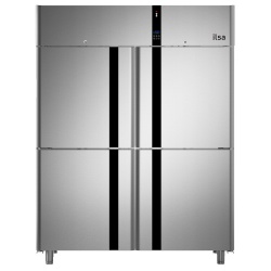 Frigider Profesional ILsa Evolve AE14X2540, cu 4 usi, capacitate 1400 L, temperatura -2/+8°C, inox