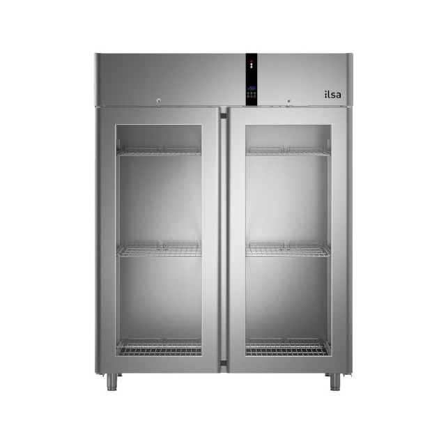 Vitrina frigorifica profesionala ILsa Evolve AE14V2500, cu 2 usi, capacitate 1400 L, temperatura 0/+10°C, inox