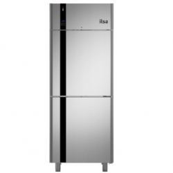 Frigider profesional ILsa Evolve AE35X1500 cu 2 usi, capacitate 700 L, 2 zone temperatura -2/+8°C, inox