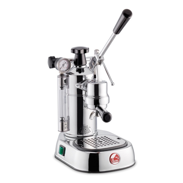 Automat de cafea La Pavoni Professional Lusso PL cu pârghie 120V argintiu