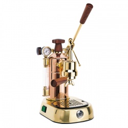 EspressoareAutomat de cafea La Pavoni Professional PRG cu pârghie 120V roz auriu