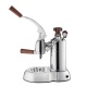 Automat de cafea La Pavoni Stradivari Europiccola SPH cu pârghie 120V argintiu cu manere de lemn