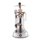 Automat de cafea La Pavoni Expo 2015 cu pârghie 120V argintiu