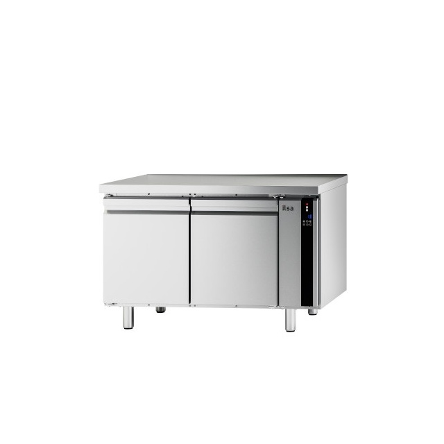 Masa rece pentru brutarie si patiserie, ILsa Neos PA TNPP2V1520, cu rebord, capacitate 293 l, temperatura -2° +8° C, inox