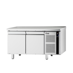 Masa rece pentru brutarie si patiserie, ILsa Neos PA TNPP2V1520, cu rebord, capacitate 293 l, temperatura -2° +8° C, inox