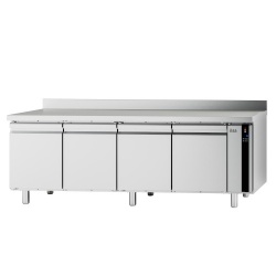 MASA RECE REFRIGERATA ILSA EVOLVE H.710 T9PP1V4550, PENTRU PATISERIE,CU 4 USI, BLAT CU REBORD, TEMPERATURA -2 /+8 °C, INOX