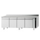 Masa rece pentru brutarie si patiserie, ILsa Neos PA TNPP2V1520, cu rebord, capacitate 293 l, temperatura -2° +8° C, inox