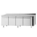 Masa rece pentru brutarie si patiserie, ILsa Neos PA TNPP2V1520, cu rebord, capacitate 293 l, temperatura -2° +8° C, inox