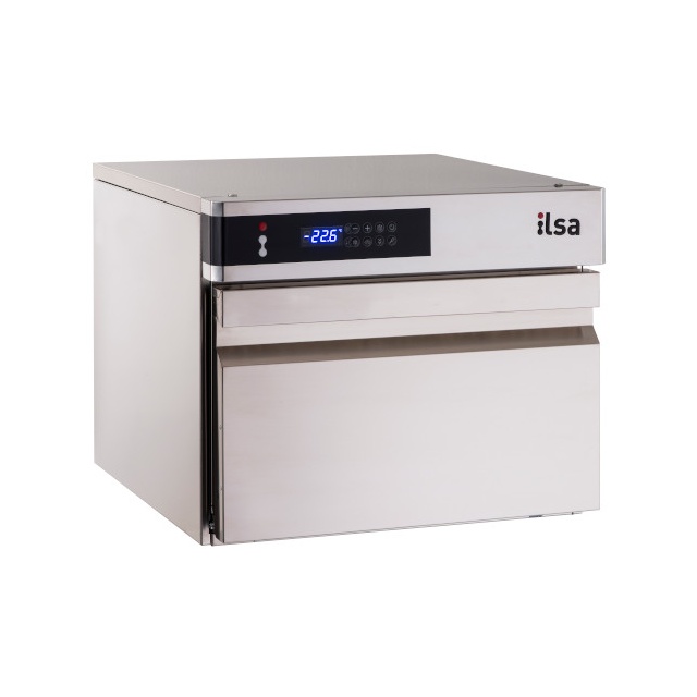 Masa rece pentru brutarie si patiserie, ILsa Neos PA TNPP2V1520, cu rebord, capacitate 293 l, temperatura -2° +8° C, inox