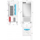 Masa rece pentru brutarie si patiserie, ILsa Neos PA TNPP2V1520, cu rebord, capacitate 293 l, temperatura -2° +8° C, inox