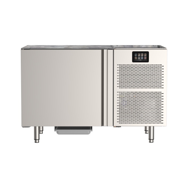 Masa rece pentru brutarie si patiserie, ILsa Neos PA TNPP2V1520, cu rebord, capacitate 293 l, temperatura -2° +8° C, inox