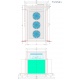 Camera Frigorifica Abatitor ILsa Tunnel AB40E4020/ACAB0004, pentru trolley, condensare aer, temperatura +90°/-18°C, inox