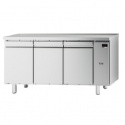 Masa rece pentru brutarie si patiserie, ILsa Neos PA TNPP2V1520, cu rebord, capacitate 293 l, temperatura -2° +8° C, inox