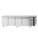 Masa rece pentru brutarie si patiserie, ILsa Neos PA TNPP2V1520, cu rebord, capacitate 293 l, temperatura -2° +8° C, inox