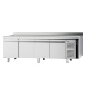 Masa rece pentru brutarie si patiserie, ILsa Neos PA TNPP2V1520, cu rebord, capacitate 293 l, temperatura -2° +8° C, inox