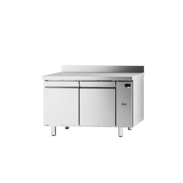 Masa rece pentru brutarie si patiserie, ILsa Neos PA TNPP2V1520, cu rebord, capacitate 293 l, temperatura -2° +8° C, inox