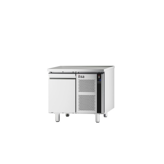 Masa rece pentru brutarie si patiserie, ILsa Neos PA TNPP2V1520, cu rebord, capacitate 293 l, temperatura -2° +8° C, inox