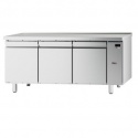 Masa rece pentru brutarie si patiserie, ILsa Neos PA TNPP2V1520, cu rebord, capacitate 293 l, temperatura -2° +8° C, inox