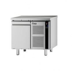 Masa rece ILsa Evolve TEMG2V2510 cu 2 usi, clasa A, capacitate 226 l, temperatura -2°+8°C, inox