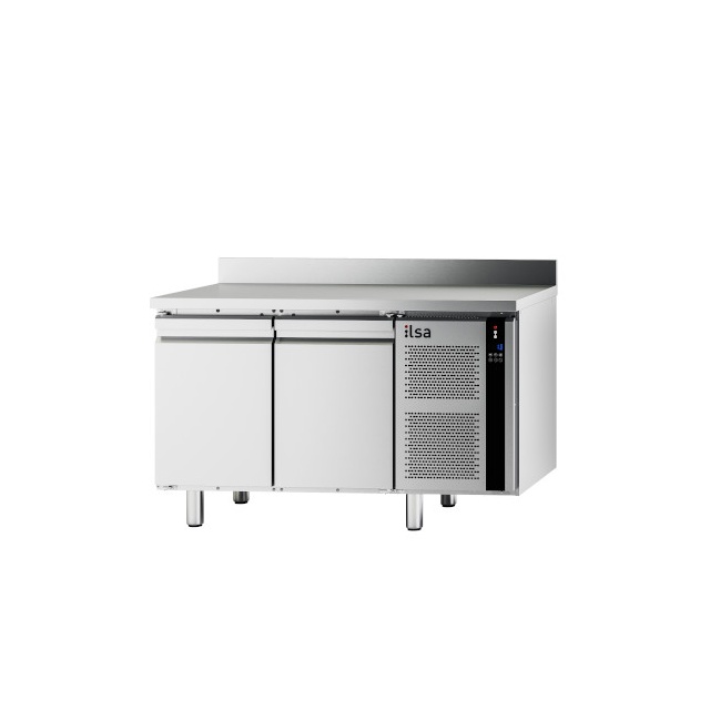 Masa rece pentru brutarie si patiserie, ILsa Neos PA TNPP2V1520, cu rebord, capacitate 293 l, temperatura -2° +8° C, inox