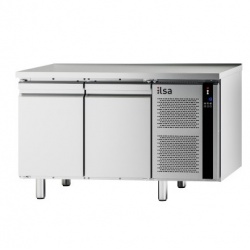 Masa rece refrigerata ILsa Evolve T9MG2V2530, 2 usi, fara blat capacitate 243 l, temperatura -20°-10°C, inox