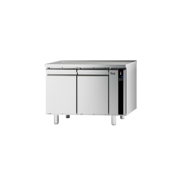 Masa rece pentru brutarie si patiserie, ILsa Neos PA TNPP2V1520, cu rebord, capacitate 293 l, temperatura -2° +8° C, inox