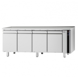 Masa rece pentru brutarie si patiserie, ILsa Neos PA TNPP2V1520, cu rebord, capacitate 293 l, temperatura -2° +8° C, inox