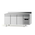 Masa rece pentru brutarie si patiserie, ILsa Neos PA TNPP2V1520, cu rebord, capacitate 293 l, temperatura -2° +8° C, inox
