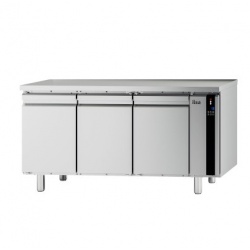 Masa rece ILsa Evolve TEPG3V4540, 3 usi, capacitate 355 l, temperatura -20°-10°C, inox