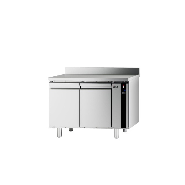 Masa rece pentru brutarie si patiserie, ILsa Neos PA TNPP2V1520, cu rebord, capacitate 293 l, temperatura -2° +8° C, inox