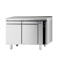 Masa rece pentru brutarie si patiserie, ILsa Neos PA TNPP2V1520, cu rebord, capacitate 293 l, temperatura -2° +8° C, inox